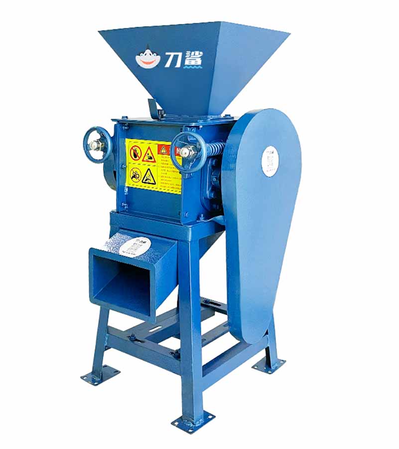 Dodoshark Blue Grain Crusher - Particle Breaking Equipment for Soybean, Corn & Peanut