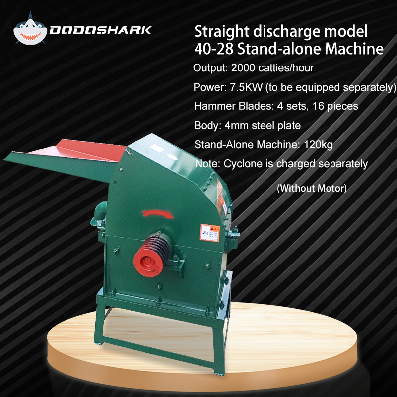 Dodoshark Industrial Hammer Mill | Commercial Grinder for Grains, Forage, Biomass