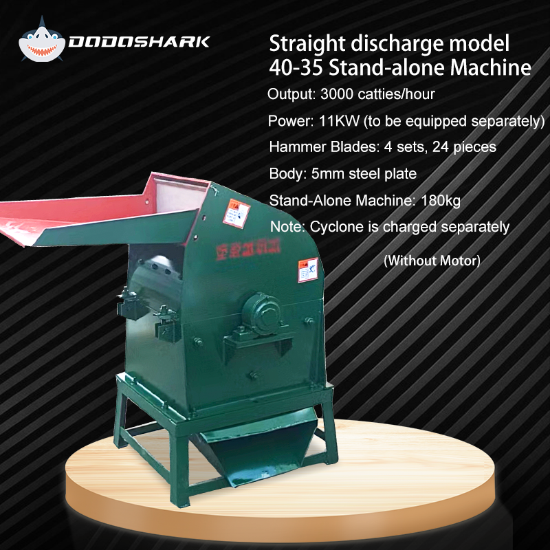 Dodoshark Industrial Hammer Mill | Commercial Grinder for Grains, Forage, Biomass