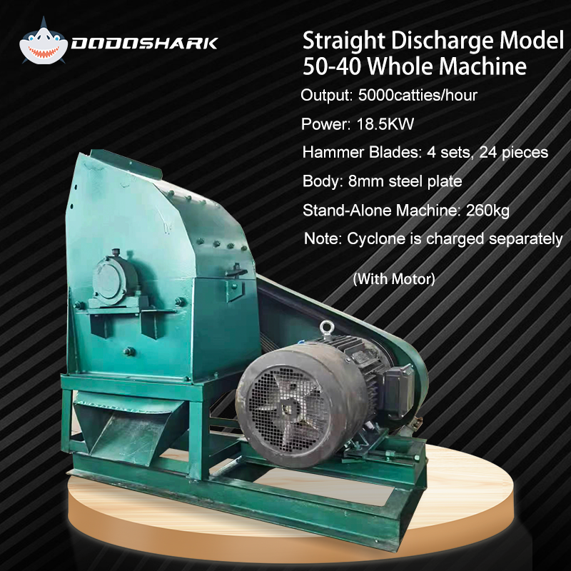 Dodoshark Industrial Hammer Mill | Commercial Grinder for Grains, Forage, Biomass