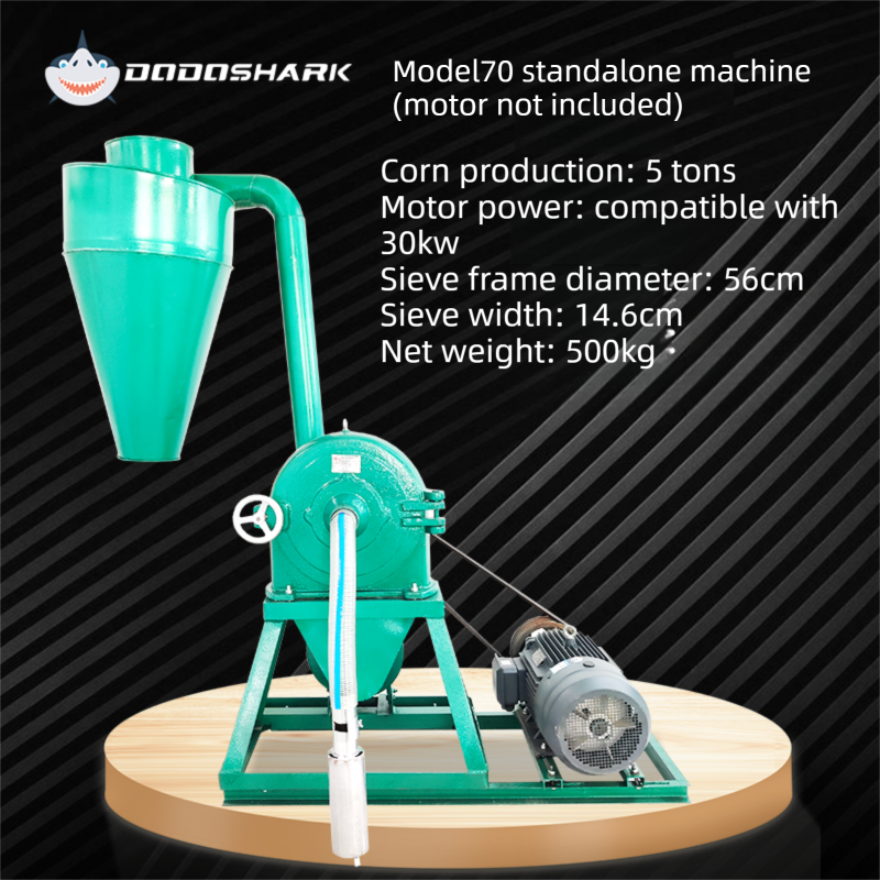 Dodoshark Claw and Disc Mill - High - Capacity Grinder with 12 Ton/Hour Output, 12+ Hours Continuous Operation - Dodoshark