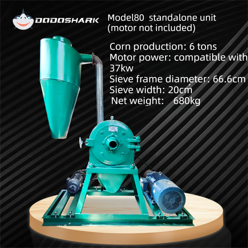 Dodoshark Claw and Disc Mill - High - Capacity Grinder with 12 Ton/Hour Output, 12+ Hours Continuous Operation - Dodoshark