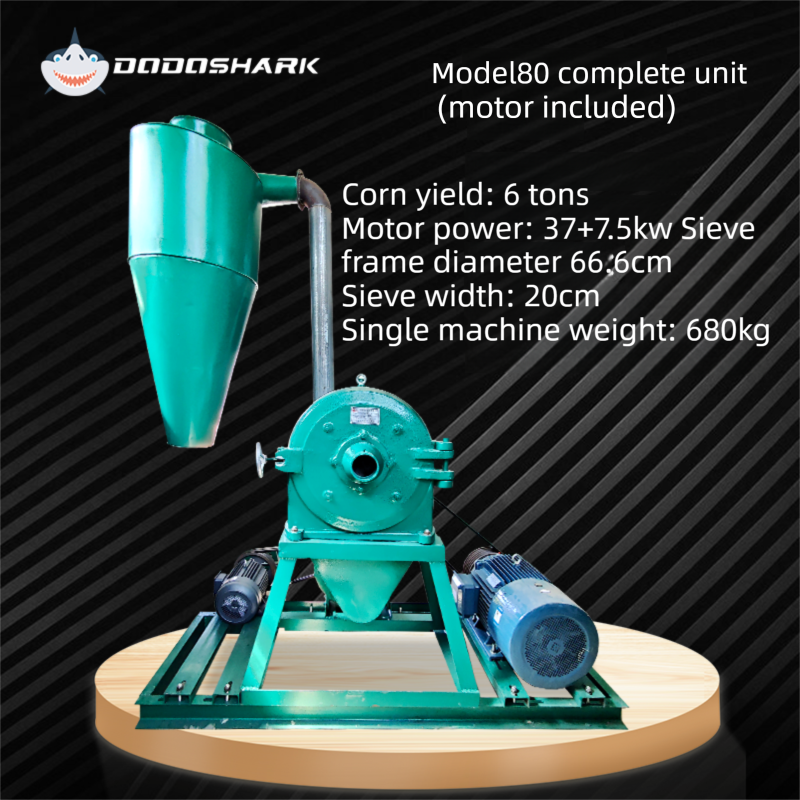 Dodoshark Claw and Disc Mill - High - Capacity Grinder with 12 Ton/Hour Output, 12+ Hours Continuous Operation - Dodoshark