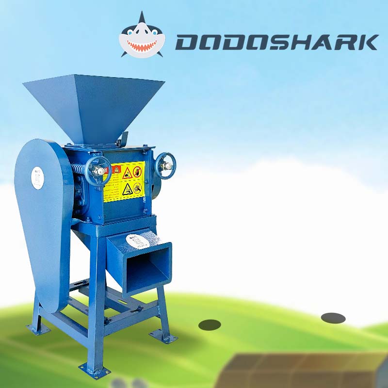 Dodoshark Commercial Double Roller Crusher | Grain Cracker for Corn, Peanuts, Sorghum, Soybeans (Farming & Food Processing) - Dodoshark