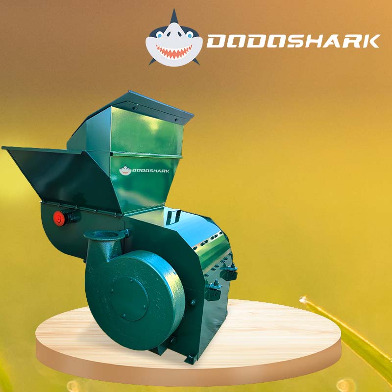 Dodoshark Industrial Hammer Mill | Commercial Grinder for Grains, Forage, Biomass - Dodoshark