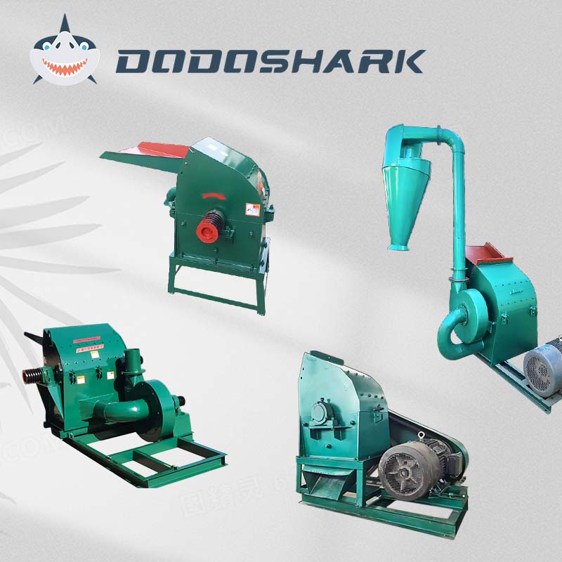 Dodoshark Industrial Hammer Mill | Commercial Grinder for Grains, Forage, Biomass - Dodoshark