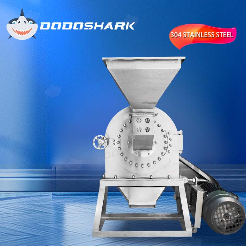 Dodoshark Commercial Stainless Steel Self - Priming Grinder | Tooth Disc Mill for Spices, Grains, TCM, Rice - Dodoshark