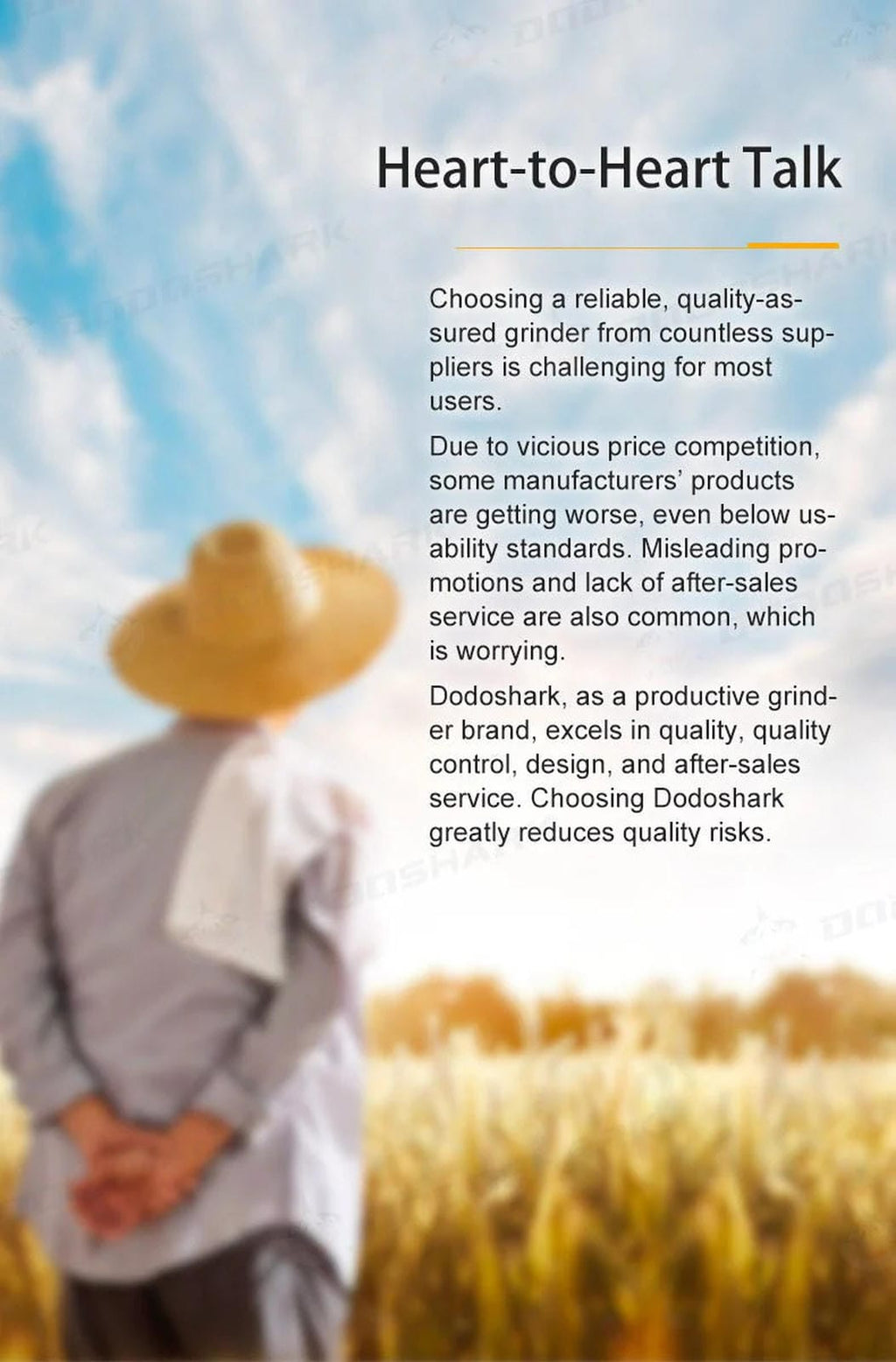 Dodoshark Claw and Disc Mill - High - Capacity Grinder with 12 Ton/Hour Output, 12+ Hours Continuous Operation - Dodoshark