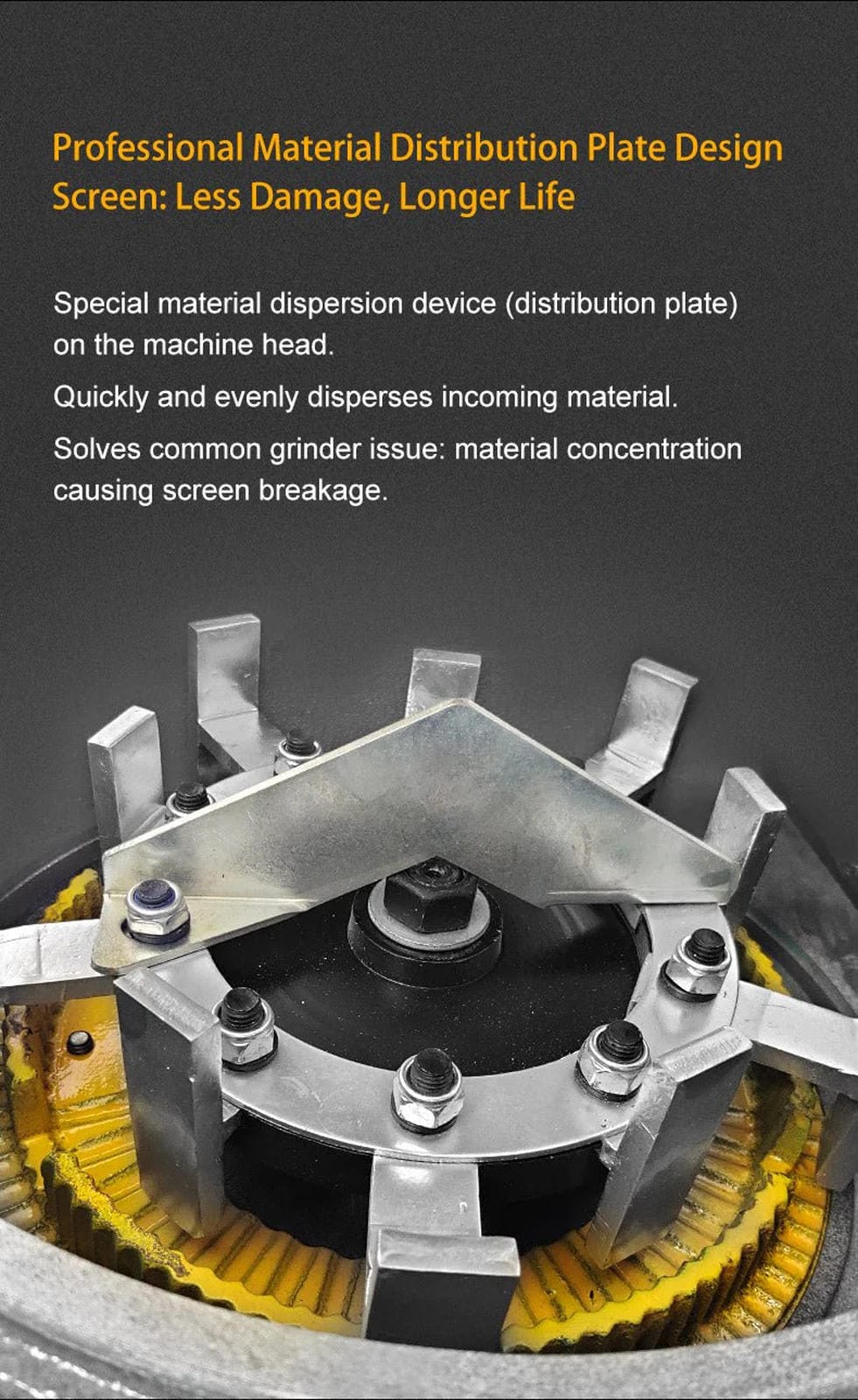 Dodoshark Claw and Disc Mill - High - Capacity Grinder with 12 Ton/Hour Output, 12+ Hours Continuous Operation - Dodoshark
