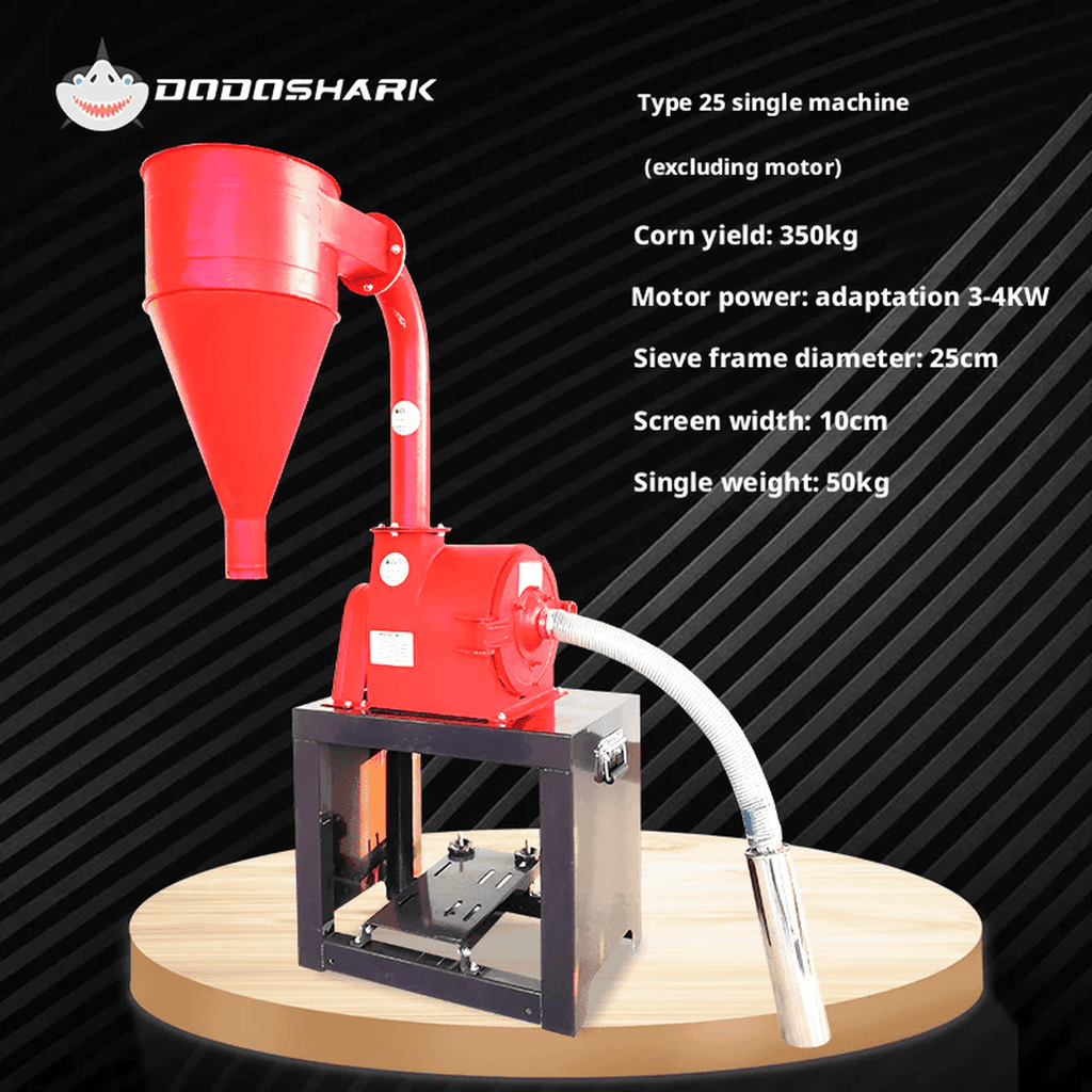Dodoshark Claw and Disc Mill - High - Capacity Grinder with 12 Ton/Hour Output, 12+ Hours Continuous Operation - Dodoshark